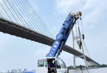 Cần trục bánh lốp KOBELCO RK120-3 từ Nhật Bản