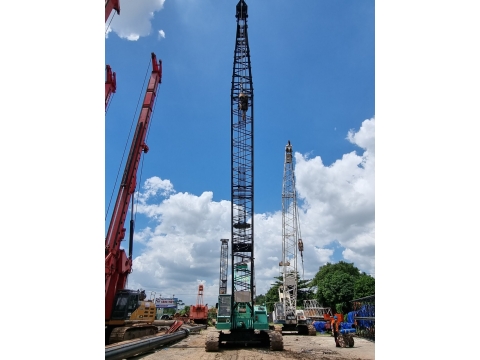 Hoàn thành thủ tục hải quan, đăng kiểm cẩu xích NIPPON SHARYO DH500-5 tại Tracimexco