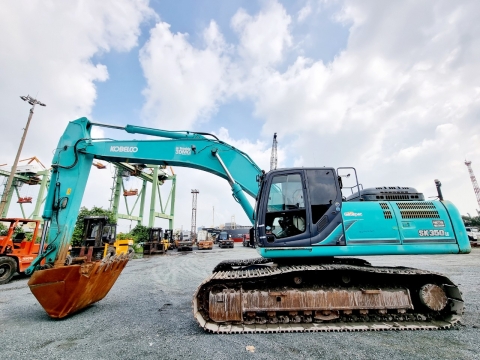 MÁY ĐÀO BÁNH XÍCH KOBELCO SK350LC-9 TỪ NHẬT BẢN