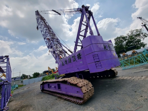 CẦN TRỤC BÁNH XÍCH 100 TẤN KOBELCO 7100 TỪ NHẬT BẢN