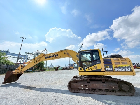 Máy đào bánh xích KOMATSU HB205-2 từ Nhật Bản